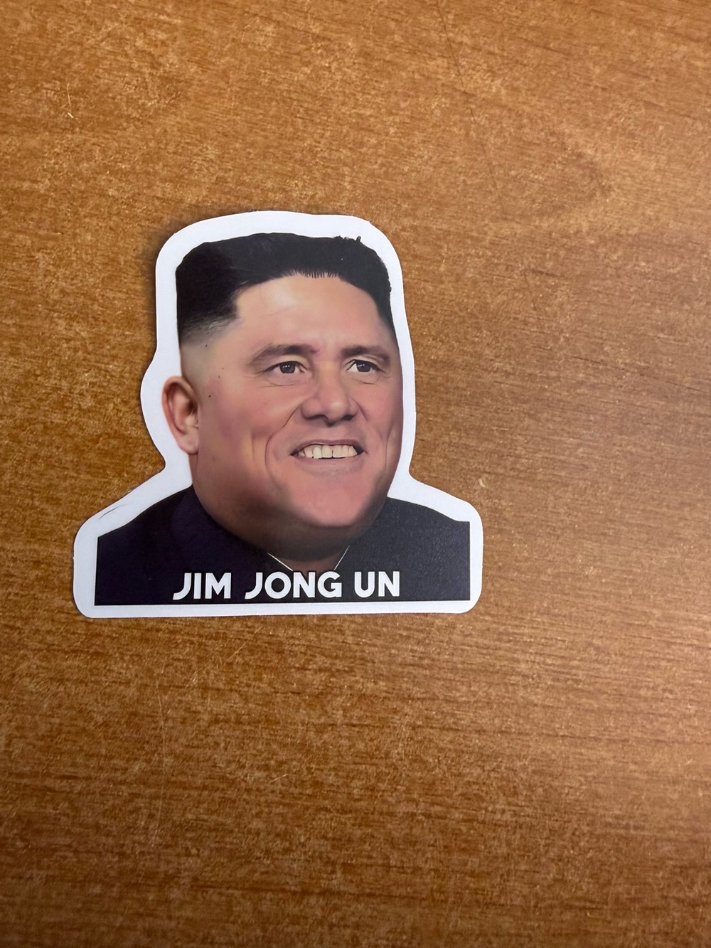 Novelty Sticker -‎ Caricature Face with Text